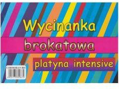 Wycinanka A4 brokatowa platyna intensive