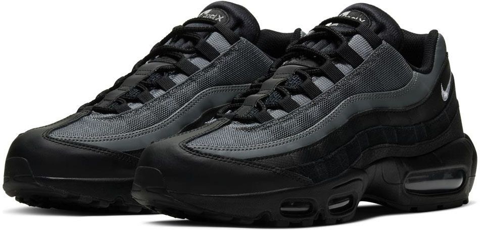 Nike Air Max 95 Essential Męskie Szaro-Czarne (CI3705-002) - Ceny