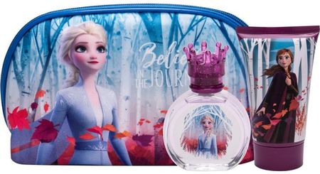 Disney Frozen Ii Woda Toaletowa 50 Ml + 100 Ml Żel Pod Prysznic + Kosmetyczka