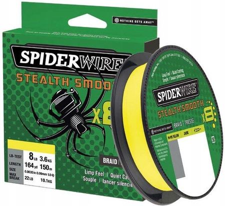Spiderwire Plecionka Stealth 8 Yellow 0.13mm/150m