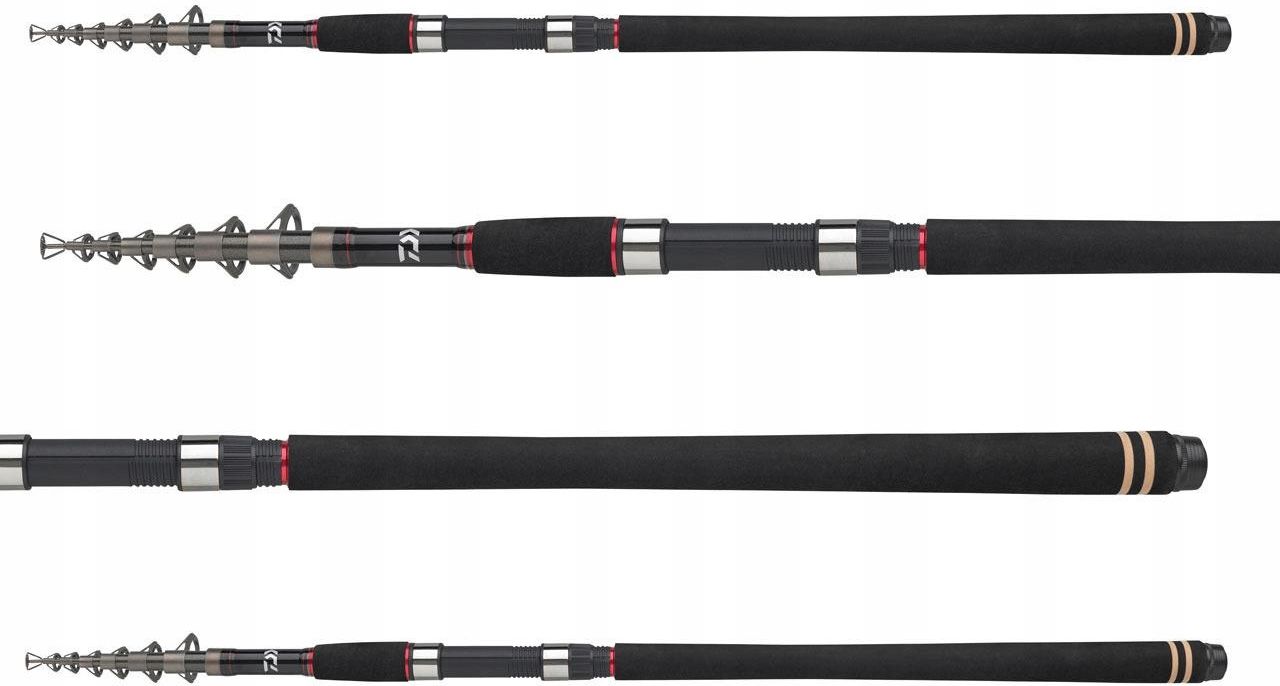 New Daiwa Sweepfire Telescopic Spinning Fishing Rods 8ft - 10ft - All Models