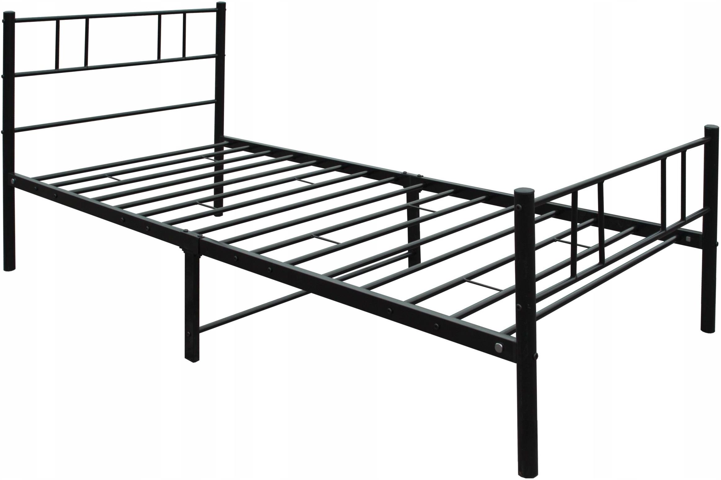 Кровать для общежития металлическая односпальная 90х200
