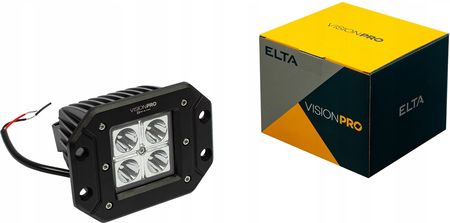 ELTA LAMPA ROBOCZA HALOGEN 4 LED 12W 12/24V EB8017