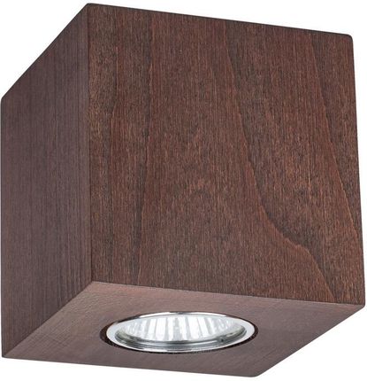 Spot-Light Wooddream Cube Square Lampa Sufitowa 1Xgu10 Max 6W Orzech Spot Light (2076176)