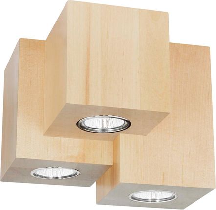 Spot-Light Wooddream Cube Square Lampa Sufitowa 3Xgu10 Max 6 W Brzoza Spot Light (2076360)