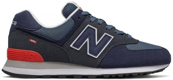 New balance 574 granatowe z czerwonym n Clearance