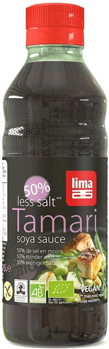 Lima Sos Sojowy Tamari 50% Mniej Soli Bezglutenowy Bio 250Ml