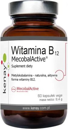 Interquim Witamina B12 Mecobalactice Metylokobalamina 500Mcg 60 Kaps