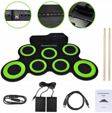 Music Express Nn Roll Up Drum Pad Zwijana Perkusja Elektroniczna