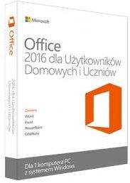 Microsoft Office 2016 dla Użytkowników Domowych i Uczniów ESD 1PC