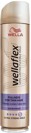 Wellaflex Fullness For Thin Hair Ultra Strong lakier do włosów 250ml