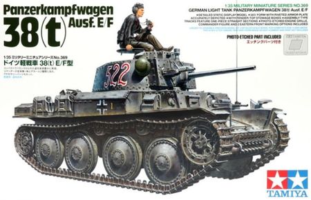 Tamiya Model Czołgu Pz.Kpfw.38(T) Ausf.E/F 1:35 35369