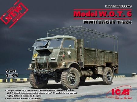 Icm Model Wojskowej Ciężarówki W.O.T 6 1:35 35507