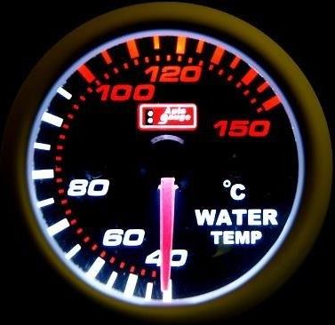 Auto Gauge Wskaźnik zegar temperatury wody 52 mm