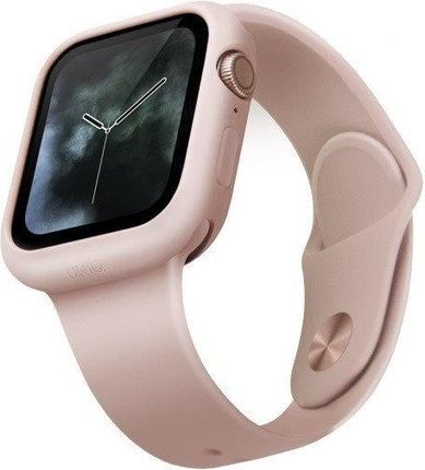 Uniq etui Lino Apple Watch Series 4/5/6/SE 40mm Różowy