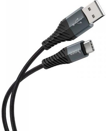 Tf1 HOCO Kabel USB Cool X38 typ-C czarny