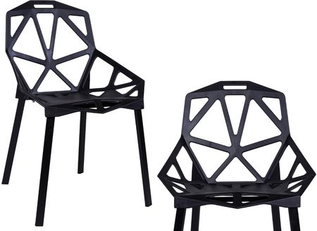 Ehokery Krzesło nowoczesne VECTOR czarny