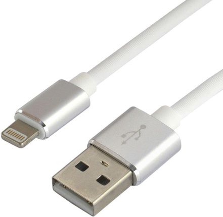 Everactive Kabel Przewód Silikonowy Usb-Apple Lightning Cbs-15Iw 15M Z Obsługą Szybkiego Ładowania Do 24A Biały (Cbs15Iw)