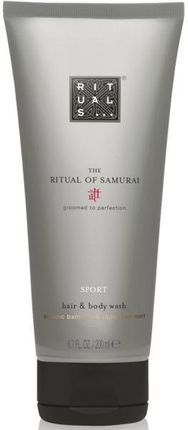 rituals Żel do mycia ciała i włosów dla mężczyzn Sport Bambus i mięta japońska The Ritual Of Samurai Sport Hair&Body Wash 70ml