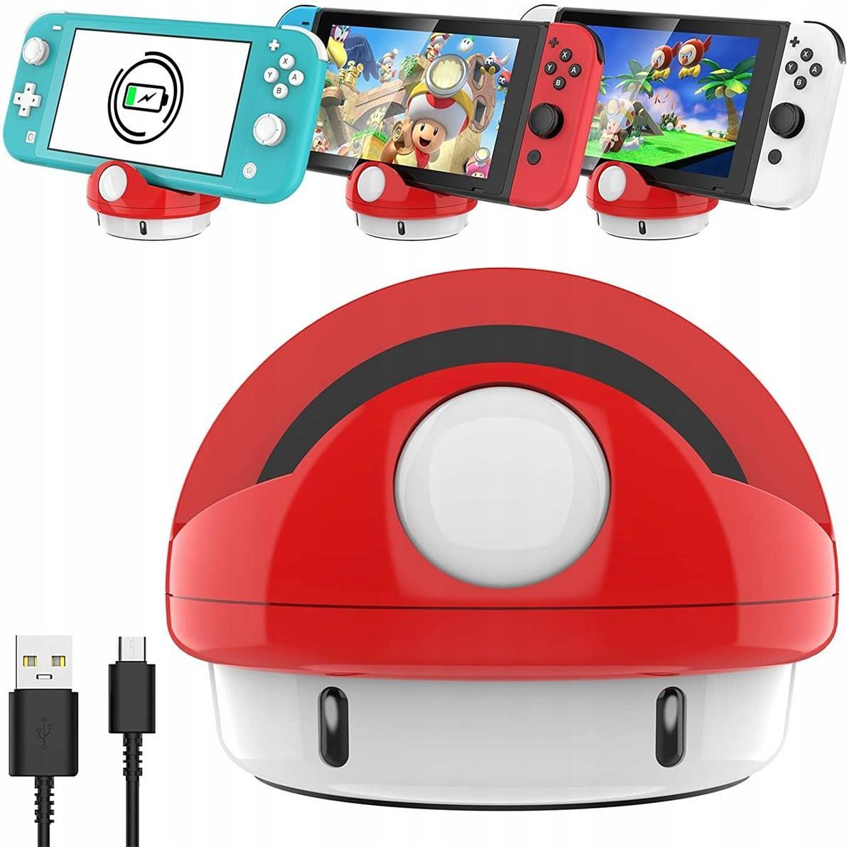Marigames Stacja Dokująca Nintendo Switch Szary (SB5213