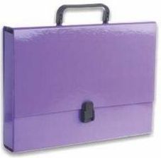 Zdjęcie Tadeo Trading Teczka Z Rączką Penmate A4 10Cm Fioletowa Pastelowa - Pabianice