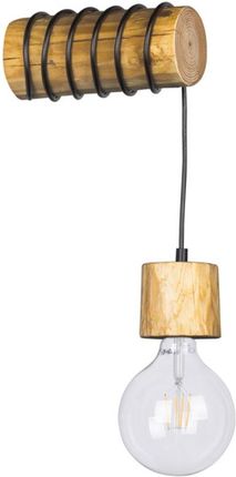 Spot-Light Trabo Pino Kinkiet 1Xe27 Max25W Sosna Bejcowanaczarny Spot Light (69379151)
