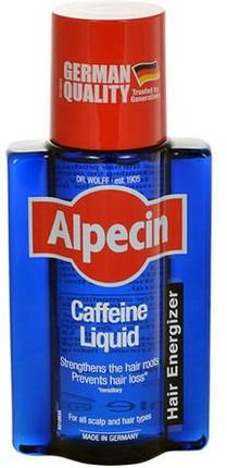 ALPECIN Caffeine Liquid Hair Energizer Przeciwko wypadaniu włosów 200ml