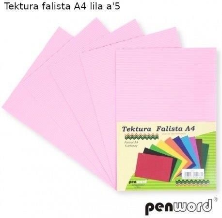 Zdjęcie Penword Tektura Falista A4 5Ark. Lila - Łęczyca