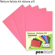Zdjęcie Penword Tektura Falista A4 5Ark. Różowa - Bytom