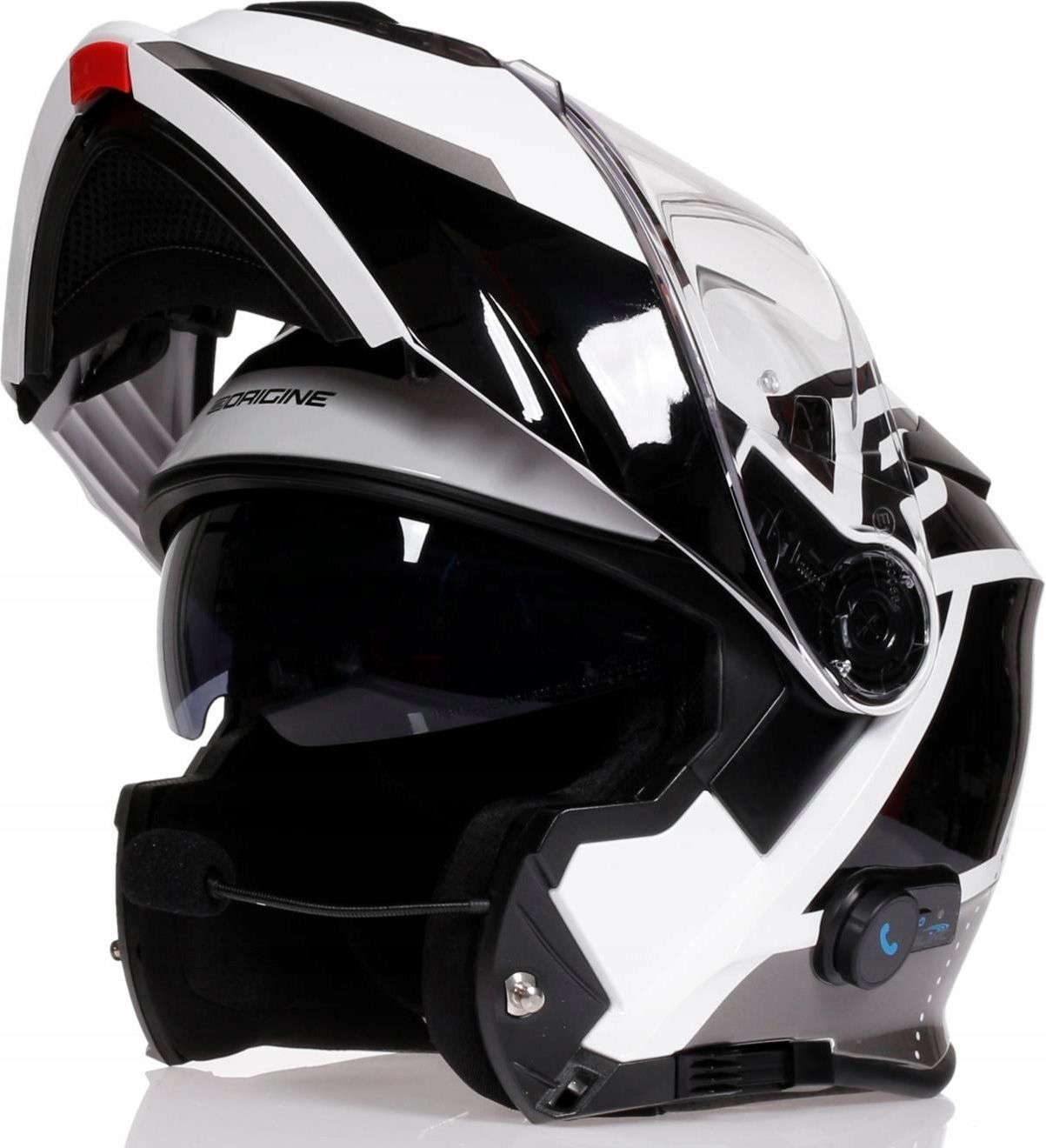 saki  DEDA  L BLAST Kask motocyklowy Szczękowy Origine Delta Bluetooth Black