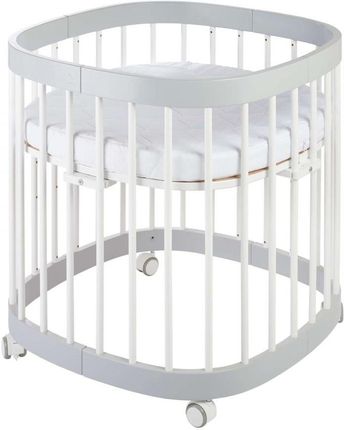 Tweeto Łóżeczko dziecięce 7w1 Szary Biały