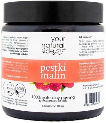 Your Natural Side Naturalny Peeling Z Pestek Malin 100 ml