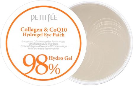Petitfee 98% Hydro Gel Collagen C Eye Patch Hydrożelowe Płatki Pod Oczy 60Szt.