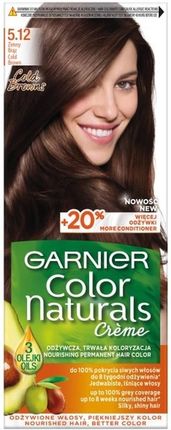 Garnier Color Naturals Odżywcza farba do włosów 5.12 Zimny brąz