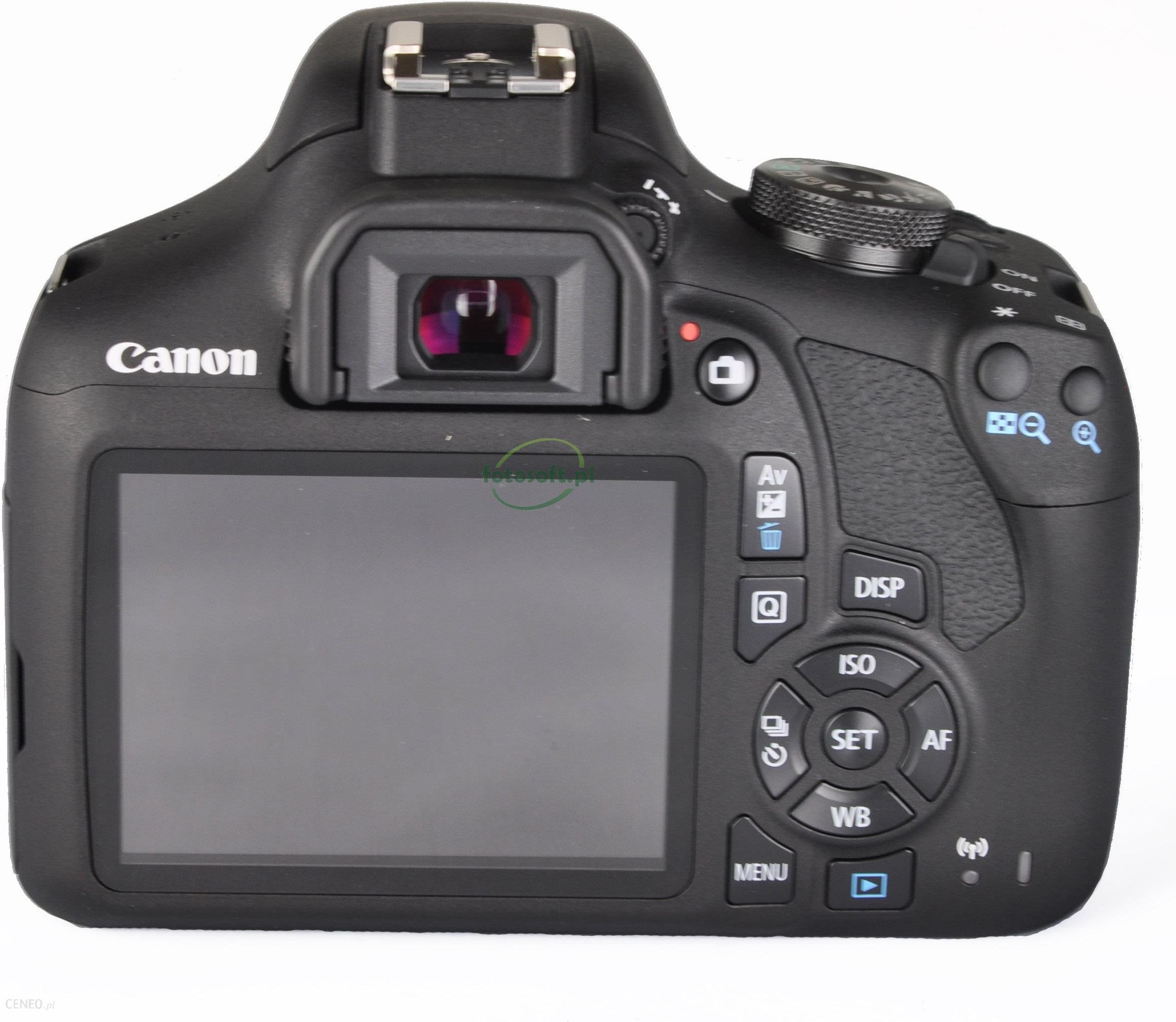 Canon EOS 2000D czarny + 18-55mm + 75-300mm