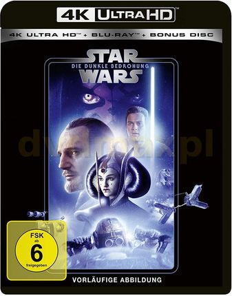 Star Wars: Episode I - The Phantom Menace (Gwiezdne wojny: Część I - Mroczne widmo) [Blu-Ray 4K]+[2xBlu-Ray]