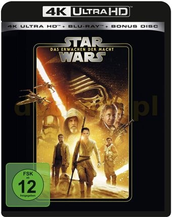 Star Wars: Episode VII - The Force Awakens (Gwiezdne wojny: Przebudzenie mocy) [Blu-Ray 4K]+[2xBlu-Ray]