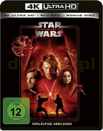 Star Wars: Episode III - Revenge of the Sith (Gwiezdne wojny: Część III - Zemsta Sithów) [Blu-Ray 4K]+[2xBlu-Ray]