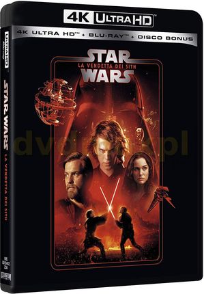 Star Wars: Episode III - Revenge of the Sith (Gwiezdne wojny: Część III - Zemsta Sithów) [Blu-Ray 4K]+[2xBlu-Ray]