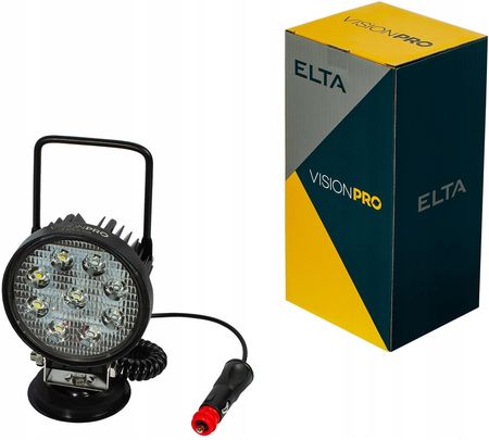ELTA LAMPA ROBOCZA HALOGEN 9 LED 27W 12/24V MAGNES EB8025