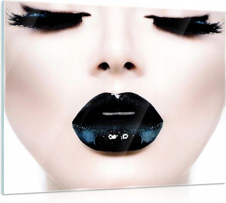 Obraz na szkle szklany Kobieta usta twarz 3D 80x60