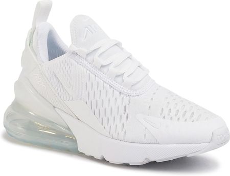 nike air max 270 gs white white metallic silver