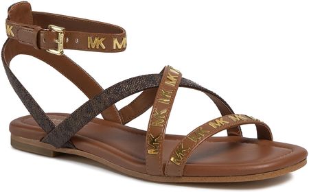 Tasha Flat Sandals Michael Kors Tasha Leather Sandal MICHAEL