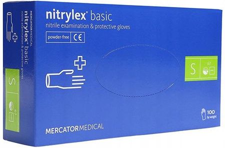 Nitrylex Rękawice nitrylowe rozmiar S 100szt