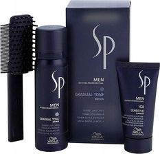 Wella SP Men Gradual Tone Black zestaw do eliminacji siwizny 90ml - Męskie kosmetyki do pielęgnacji włosów
