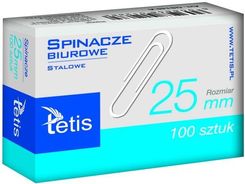 Zdjęcie Tetis Spinacze Biurowe 25Mm 100Szt. - Prusice