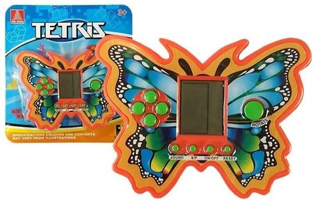 Leantoys Gra Elektroniczna Tetris Motyl Pomarańczowy 3991