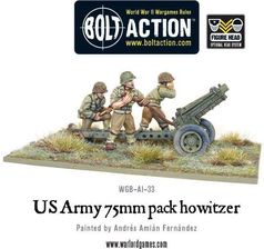 Zdjęcie Warlord Games Bolt Action US Army 75mm Howitzer - Piaseczno