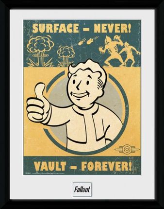 GBeye Fallout 4 Plakat w Ramce - Vault Forever