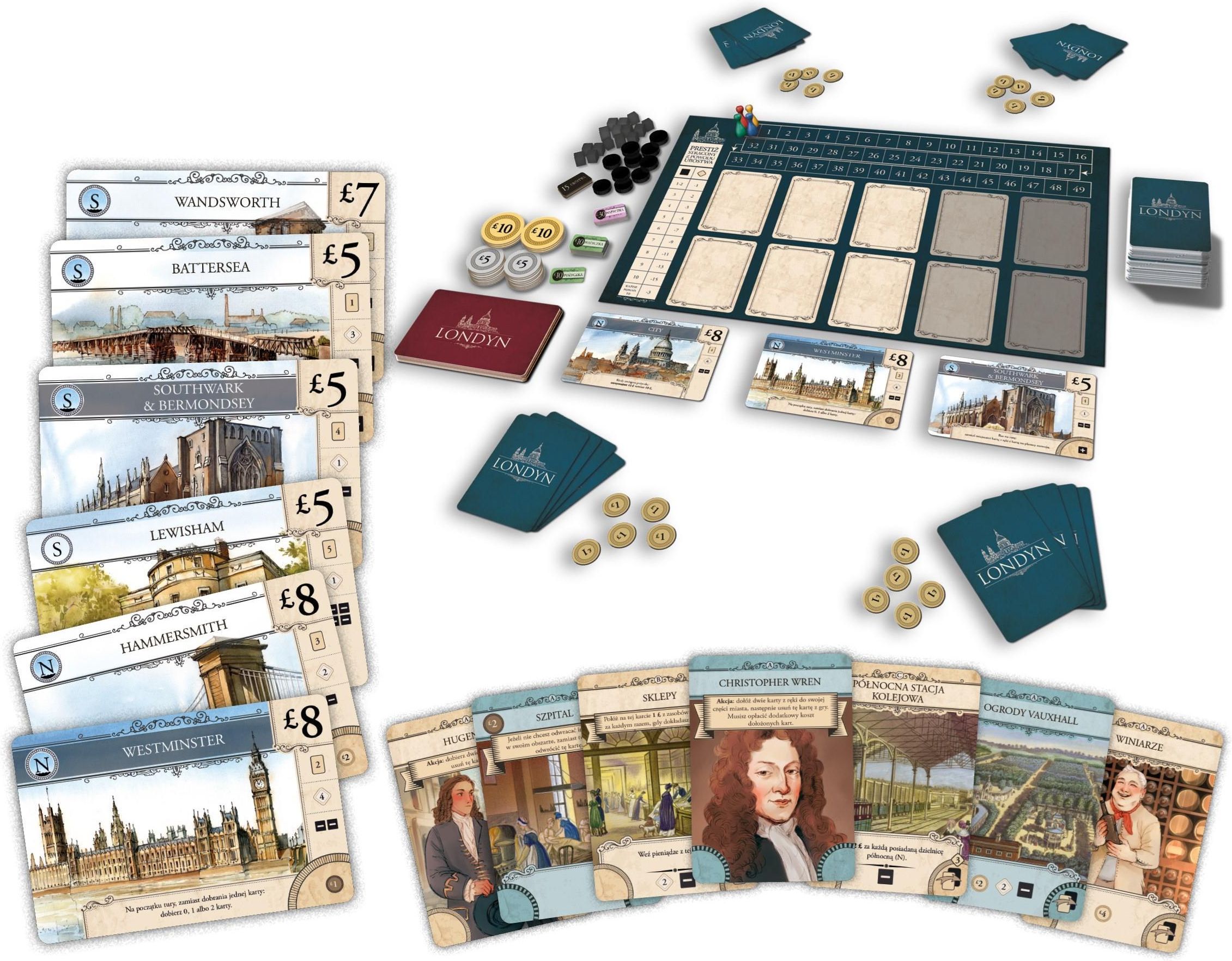 London (Second Edition), Board Game